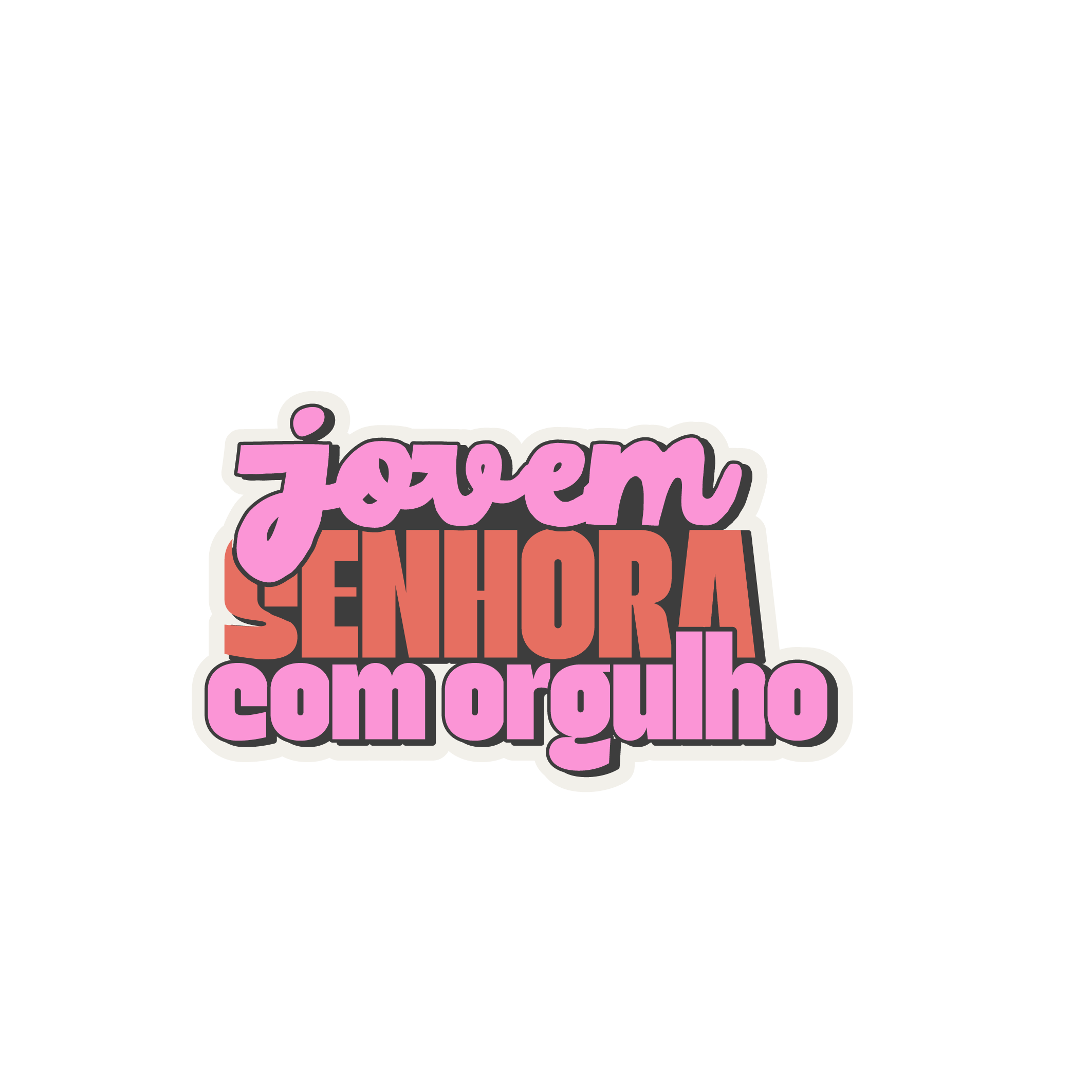 Jovem senhora com orgulho