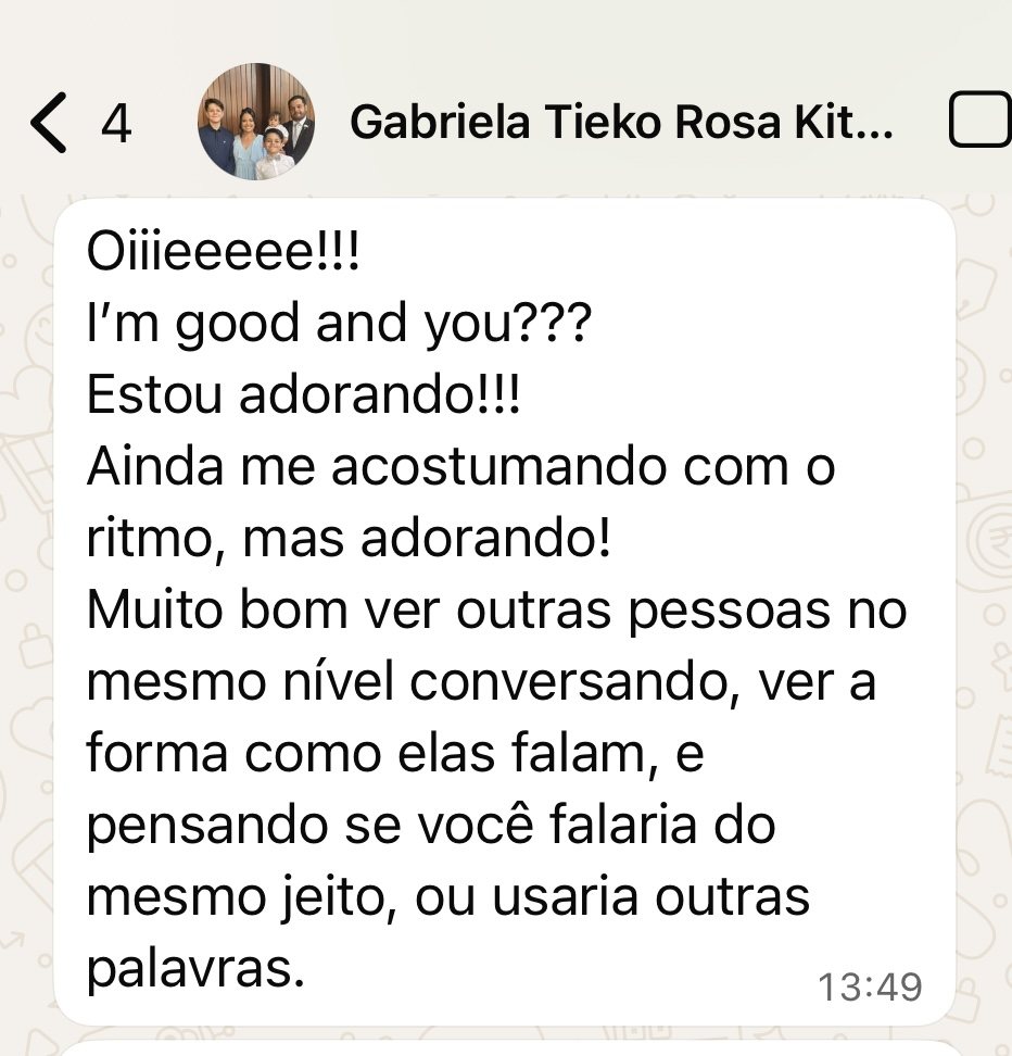 Depoimento da Gabriela